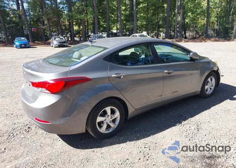 2014 Hyundai Elantra Se из США, поврежденный, VIN 5NPDH4AE8EH499006